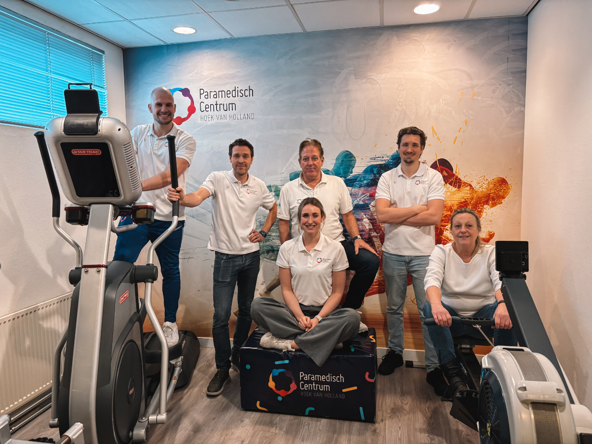 Team fysiotherapeuten voor verschillende behandelingen bij Paramedisch Centrum Hoek van Holland